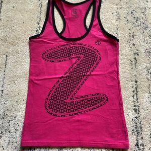 Zumba racerback tank. Size medium